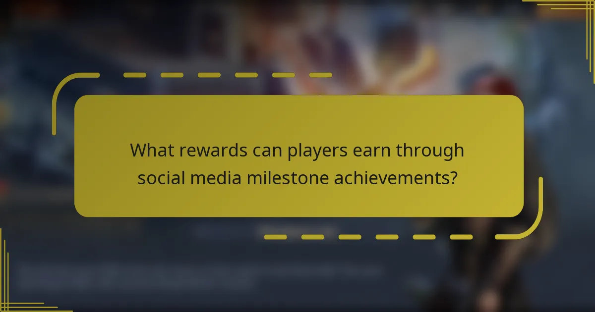 What rewards can players earn through social media milestone achievements?